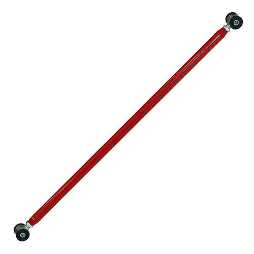 J&M Steel Panhard Rod - Adjustable - Poly / Poly Ends - Red (2005 - 2014 Mustang) 23737SR