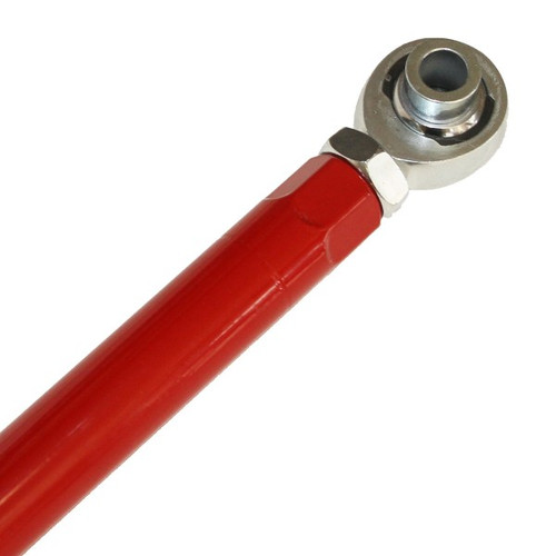 J&M Steel Panhard Rod - Adjustable - Rod Ends - Red (2005 - 2014 Mustang) 23757R