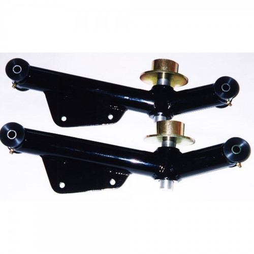J&M Rear Weight Jack Lower Control Arms - Street - Adjustable - Black (1979 - 1998 Mustang) 23858-B