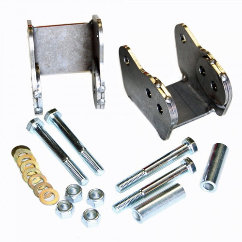 J&M Weld-In Lower Control Arm Relocation Brackets - Bare (1982 - 2002 F-Body) 23880