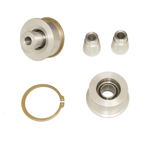 J&M Front Control Arm Spherical Bearing Tension / Caster Bushings - Clear (2015 - 2023 Mustang) 24410