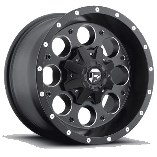 Fuel Off-Road 16x8 Revolver Wheel 5 Bolt 1 ET 72.60 Bore Matte Black D525