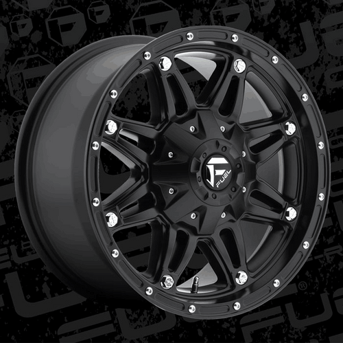 Fuel Off-Road 17x8.5 Hostage Wheel 6 Bolt 14 ET 78.10 Bore Matte Black D531