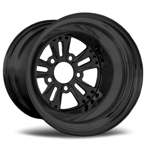 RC Components 15x16 Fusion Non-Beadlock Rear Wheel Black Rim