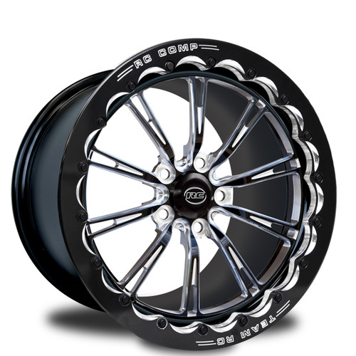 RC Components 17x7 Front Hammer Street Fighter Wheel Single Beadlock (2015 - 2023 Mustang)