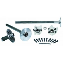 Strange 8.8 Alloy Axle Pkg 35 Spline Axles C-Clip Eliminator Kit Wheel Studs Lightweight Steel Spool (2005-2014 Mustang) P3509F05S