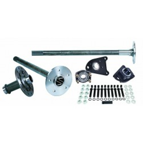 Strange 1994-2004 Mustang 8.8 Alloy Axle Pkg w/35 Spline Axles C-clip Eliminator Kit 5/8" Stud Kit and Lightweight Steel Spool P3509F9458S