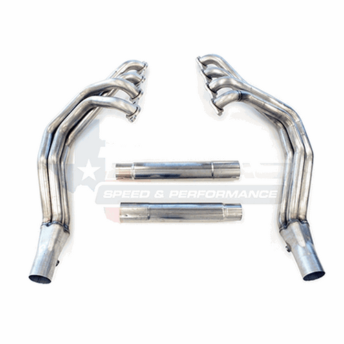Texas Speed 1-3/4" Long Tube Headers & Off Road Connection Pipes (01-04 C5 Corvette) 25-C5SSLTPKG0104