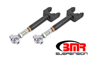 BMR Upper Control Arms - DOM - On-Car Adjustable - Rod Ends - Black (1964 - 1967 A-Body) UTCA044H