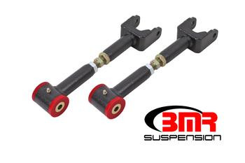 BMR Upper Control Arms DOM On-Car Adjustable Poly Bushings Black (68-72 A-Body) UTCA046H