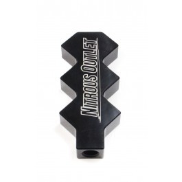 Nitrous Outlet 6-Way High Flow Stacked Y Distribution Block 00-01725