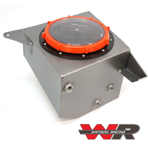 Watson Racing Intercooler Ice Tank - Wrinkle Black (2015 - 2023 Mustang) WR-15-INTERCOOLERTANK