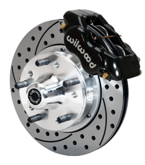 Wilwood Forged Dynalite Pro Series Front Brake Kit 11" Drilled & Slotted (67-69 Camaro) 140-10996-D