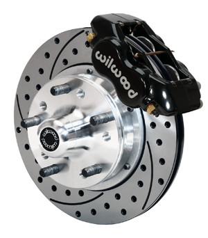 Wilwood Forged Dynalite Pro Series Front Brake Kit 11" Drilled & Slotted (74-78 Mustang II) 140-11017-D