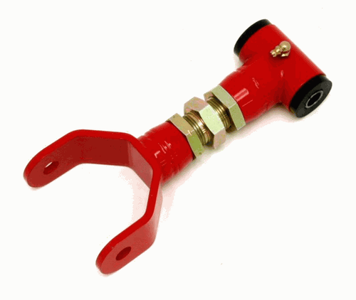 BMR Upper Control Arms - DOM - On-Car Adjustable - Polyurethane Bushings - Red (2005 - 2010 Mustang / 2007 - 2014 Shelby GT500) UTCA019R