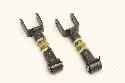 BMR Upper Control Arms - DOM - On-Car Adjustable - Spherical Bearings - Black (1979 - 2004 Mustang) UTCA015H