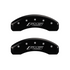 MGP Caliper Covers Gen 6 RS Logo Black Finish Silver Characters (2016 - 2023 Camaro 2.0L / 3.6L) 14240SRS5BK