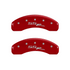 MGP Caliper Covers SSR Logo Red Finish Silver Characters (2002 - 2005 Trailblazer / SSR) 14031SSSRRD