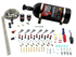 Nitrous Outlet 6 Cylinder 2 Solenoid Direct Port System With Distribution Blocks and Straight Blow Through Nozzles High Fuel Pressure E85 00-10399-E85-SBT