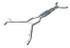 Pypes Catback Exhaust System w/ Bullet Mid Mufflers & 4.5" Tips Polished (2010 - 2014 Chevrolet Camaro V8) - SGF50K