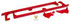 BMR Subframe Connectors - Weld-On - Boxed - Red (2004 - 2006 GTO) SFC007R