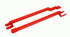 BMR Subframe Connectors Boxed Weld-on Red (1993-2002 F-Body) SFC001R