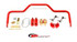 BMR Sway Bar Kit - Rear - Pro-Touring - Hollow - 1.125" - Red (1964 - 1972 A-Body) SB035R