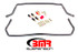 BMR Sway Bar Kit w/Bushings - Front & Rear - Black (1978 - 1987 G-Body) SB031H