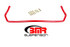 BMR Sway Bar Kit w/Bushings - Rear - Hollow 1" - Non-Adjustable - Red (1978 - 1987 G-Body) SB021R
