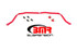 BMR Sway Bar Kit w/Bushings - Front - Hollow 32mm - Red (1991 - 1996 B-Body) SB006R