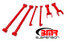 BMR Rear Suspension Kit - Non-Adjustable - Polyurethane - Red (1968 - 1972 A-Body) RSK017R