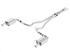 Borla Cat-Back Exhaust System - ATAK - Polished Tips (2015 - 2023 Mustang Ecoboost) 140585