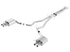 Borla Cat-Back Exhaust System - ATAK - Factory Valance (2015 - 2020 Shelby GT350) 140684
