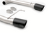 LTH Muffler Delete Axle Back Exhaust Black Tips (2015-2023 Mustang GT / 2024 Mustang GT) FDMD00001B