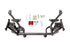 BMR K-Member - Standard Motor Mounts - Standard Rack Mounts - Black (2005 - 2014 Mustang) KM018H