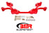 BMR K-Member - No Motor Mounts - Factory Steering Rack - Red (1982 - 1992 F-Body) KM006R