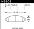 Hawk Performance Front Brake Pad HPS (06-15 Charger/08-15 Challenger) HB509F.678