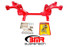 BMR K-Member - SBC/BBC Motor Mounts - Pinto Rack Mounts - Red (1982 - 1992 F-Body) KM007-1R