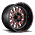 Fuel Off-Road 20x10 Stroke Wheel 8x165.1 BP -18 ET Gloss Black w/Candy Red D612
