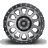Fuel Off-Road 18x9 Vector Wheel 6x139.7 BP 1 ET Anthracite D601