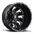 Fuel Off-Road 20x8.25 Cleaver Dually Front Wheel 8x165.1 BP 105 ET 121.60 Bore Black D574