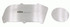 BMR Aluminum Heater Delete Panel - Bare (1964 - 1972 A-Body) FP005L