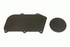 BMR Aluminum Heater Delete Panel - Black (1964 - 1972 A-Body) FP005H