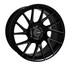 Enkei 18x9.5 TM-7 Wheel 5x114.3 BC 38 ET Gloss Black 507-895-6538BK