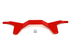 BMR Driveshaft Tunnel Brace - Rear - Steel - Red (2005 - 2014 Mustang / 2007-2012 Shelby GT500) DTB002R