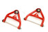 BMR A-Arms - Upper - DOM - Non-Adjustable - Polyurethane Bushings - Red (1970 - 1981 F-Body / 1975 - 1979 X-Body) AA015R