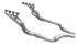 ARH Long Exhaust System 1-3/4" Header Catted Connect Pipes (09-12 Chrysler 300/Charger/Magnum AWD 5.7L D Port) CHYA-09134300LSWC
