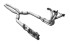 ARH Long Exhaust System 1-7/8" Header Catted Connect Pipe (2011+ Dodge Hemi Durango) DUR-11178300LSWC