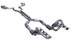 ARH Full Exhaust System 1-3/4" Headers Catted X-Pipe w/Pure Thunder Mufflers (2018-2023 Mustang GT) MTC5-18134300FSWC