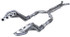 ARH Long Exhaust System 1-7/8" Headers Catted X-Pipe (2018 - 2023 Mustang GT) MTC5-18178300LSWC